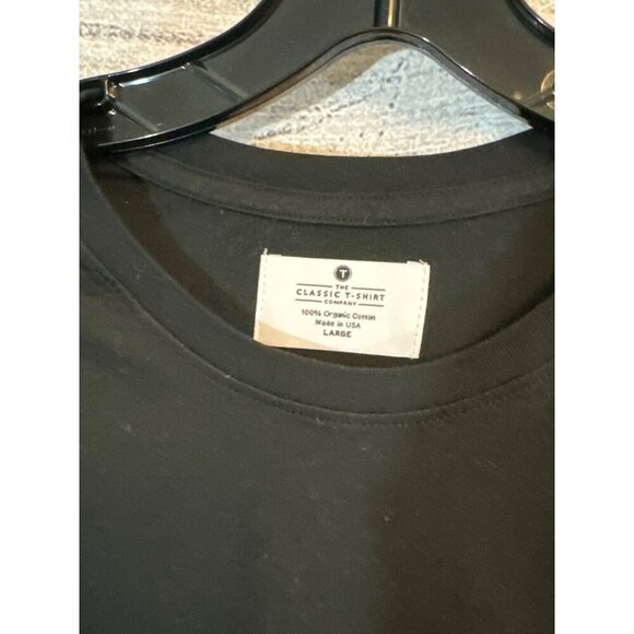The Classic Tshirt Company Short Sleeve Crew Neck Size L - Picture 2 of 3